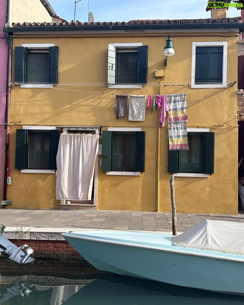 Patricia Arquette Instagram - Underwear wars. I win. #Burano