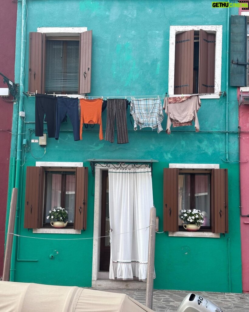 Patricia Arquette Instagram - Underwear wars. I win. #Burano