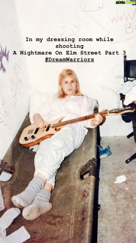Patricia Arquette Instagram - Shooting a Nightmare on Elm Street part 3 .