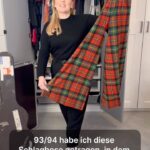 Patricia Kelly Instagram – Könnt ihr euch noch an diese Hose erinnern?? 😍😍 Es ist tatsächlich schon 30 Jahre her, dass ich sie getragen habe 🕰️ Meine Lieblingshose damals und ein echtes Unikat. Falls ihr Fotos davon habt, teilt sie doch in euren Stories und verlinkt mich ❤️ #kellyoutfits #backinthedays #patriciakellycloset #kellyklamotte #karohose #90er #patriciakelly #kellyfamily #thekellyfamily