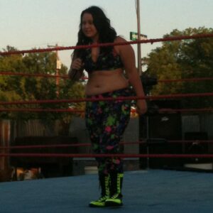 Patricia Parker Instagram - Facebook reminded me that 14 years ago today, I did my very first promo in front of 11 people. 

Serious question though - do I bring back this glow in the dark wrestling gear? 👀