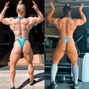 Patricia Parker Instagram - It’s all a part of the journey or whatever fitness influencers say, right? 

3/31/23 versus 3/31/24

One year difference. 128lbs vs 155lbs.

💊 @5percentnutrition // JUGGERNAUT
💪🏼 @tuffwraps // JORDYNNE
🏋🏼‍♀️ @bruteforce_au // JUGGERNAUT
👨‍⚕️ @magnus_medical
🐓 @thechickenpound
📺 @tnawrestling @axstv