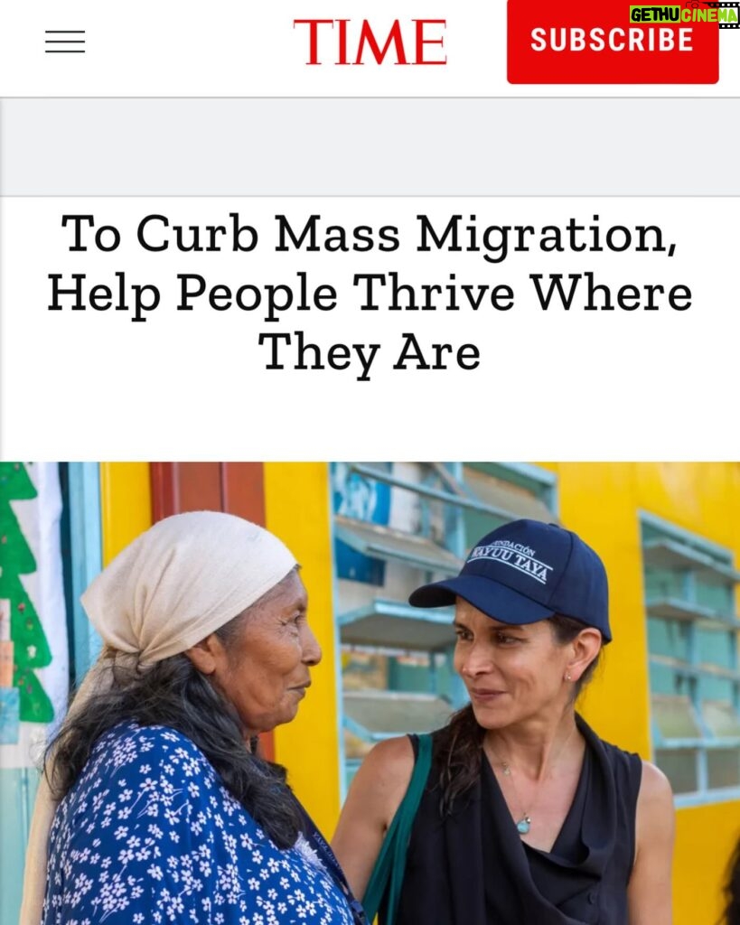 Patricia Velásquez Instagram - Thank you to @time and #BelindaLuscombe @sal_gaddo for featuring @wayuutaya and our mission in your article “DAVOS 2024: IDEAS OF THE YEAR - To Curb Mass Migration, Help People Thrive Where They Are.” We are deeply honored to be recognized for our efforts. Our gratitude extends to all our partners, including @Acceso, @DirectRelief, @funds4disaster @core @fgiustra @fgiustra @wckitchen @fedex @colgate_venezuela @gustavodudamel @chefjoseandres @clintonfoundation @hillaryclinton @musichealsint @accionsolidaria @elsistema_ for you support in our journey to improve the lives of the Wayuu community in Venezuela. Together, we are making a difference by providing education, nutrition, and sustainable solutions to empower the Wayuu people. Every child educated and nourished through Wayuu Taya is a step towards reducing forced migration and creating a brighter future for the Wayuu community. Hunger should never be a barrier to a child’s education or a family’s well-being, and we are committed to breaking down these barriers. We also appreciate the trust and partnership of the local communities we serve. By working closely with the Wayuu people and respecting their traditions and beliefs, we aim to bring positive change while preserving their unique culture. Education is indeed the key to transformation, and together, we are fostering critical thinking and empowerment among the Wayuu children and mothers. Indigenous communities have shown incredible resilience throughout history, and we are here to support and uplift them. Thank you again to #TIME and #BelindaLuscombe, and we look forward to continuing our work and impacting the lives of disadvantaged communities. 🙏🌟 #WayuuTaya #Empowerment #Education #Sustainability #Community #TIME #davos2024 . Find it also in the printed version of the Davos Issue today! https://time.com/collection/davos-2024-ideas-of-the-year/6551978/patricia-velasquez-wayuu-migration-aid/