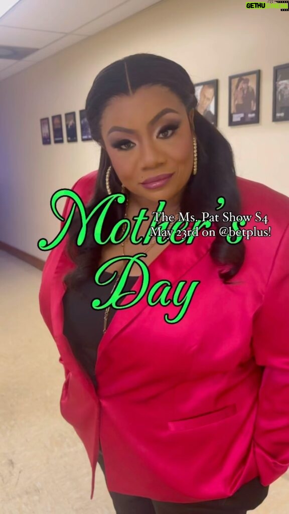 Patricia Williams Instagram - Happy Mother’s Day from the Mother of Grown Ass Comedy! 💐 Season 4 of #TheMsPatShow premieres May 23rd and I can’t wait to show you how much Pat has grown this season as a mother! Or…maybe not. 🤣 Stay tuned! 🔥 #mothersday #mspat