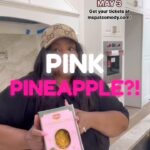 Patricia Williams Instagram – Y’all ever heard of a pink pineapple? Let’s try it! 🍍

@themspatproject is almost done and I’m cooking in my kitchen! Yall want to see more kitchen videos? Let me know! 

#LosAngeles you’re up next May 3! Get your tickets at mspatcomedy.com! 

#challenge #tastebuds #mspat #food