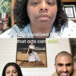 Patrisse Cullors Instagram - During this week’s Artist 2 Artist conversation, @osopepatrisse sat down with designer @shahladorriz Dorriz and her son and collaborator @alexandrealirezadorriz , exploring how art is a medium through which to learn from our ancestry and carry it with us into the future. Ali Reza, co-founder of the @crenshawdairymart speaks how the research and work he’s been digging into with his mother have really ratified the powerful connection between art, history, and abolition. Listen today, wherever you stream your podcasts!