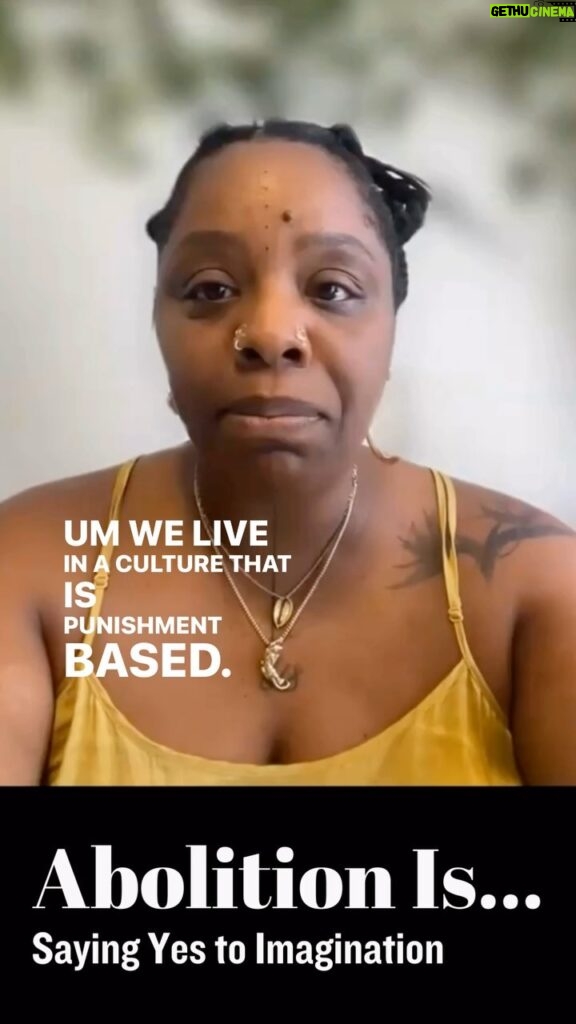 Patrisse Cullors Instagram - Abolition is… Saying yes to our imagination and prioritizing care versus punishment. What does it mean to build out care as a model towards interpersonal relationships but also as a model to build our institutions? I am thinking about the global harm happening right now. From Gaza, to Sudan, to the Congo, Iran. The harm happening right here in the U.S. And then I’m thinking about our movements that are tasked in transforming that harm, and how often we replicate the harm that has been enacted on us. What will it take to build abolition in our daily practice? To be accountable first? To hold space for the harmed and the harmers? So that we can transform conditions and behavior to build anew. I want to thank @_heyywonton and the abolition dream lab that has asked me these questions over the last 3 years. Let’s practice together. Our lives depend on it. #abolitionis