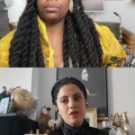 Patrisse Cullors Instagram - This week on Artist 2 Artist, @emelmathlouthi sits down with @osopepatrisse to dissect the intersection of music, feminine energy, and an abolitionist approach to the arts. Her new album, MRA, out TODAY, is created as an ode to its title, which translates from Arabic to “woman”. Every collaborator on the album was a woman, and for an artist who traveled to perform in a highly illegal concert and entirely female underground show in Iran, this is an album created to bring new meaning to the ethos of her sound. EMEL and Patrisse explore the power of a revolutionary voice, using music to invite expanded thought, and shed light on the power of our artistic practices to inform, impact and create the environment in which we’d most like to create. #artist2artist #resetthealgorithm
