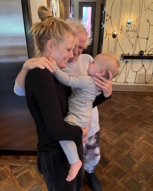Patti Hansen Instagram - Its my granddaughters first birthday! We are so in love❤️ happy birthday Arlowe Mae  God bless @officialkeef