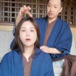 Patty Wu Instagram - 。 學了新的按摩技術 不知道為什麼 妳的反應很像某種動物 是我的錯嗎？ #桑原夫婦 #桑原夫婦的日常 #akira_patty #跟某種動物很像