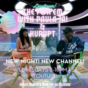 Paula Jai Parker Instagram - New Day! New Time! WEDNESDAY NIGHTS 8-10pm pst💖👊🏾 #Youtube