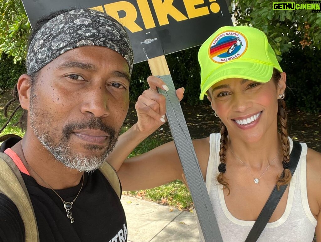 Paula Patton Instagram - "Alone we can do so little; together we can do so much.” -Helen Keller ❤️ 💪🏽 ✨ #wgastrong #writerstrike #sagsftra #sagaftrastrong #standinsolidarityLA