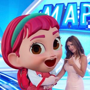 Paula Prendes Instagram - Estoy postureando? Pues sí porque cuando una va a la #tele tiene que ir con power! Mañana a partir de las 21.50 en @la1_tve_ Jugando a cosas extrañas, curiosas y molonas con @mapitve y @jandrotv. Come On! 🤘🏾❤️
