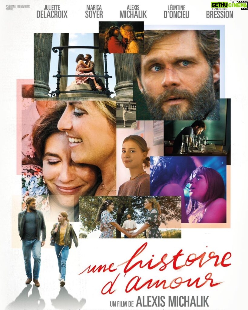 Pauline Bression Instagram - 🎥 Dans un mois sortie du film « Une Histoire d’Amour » d’ @alexismichalik 💗 12 Avril au cinéma ✨