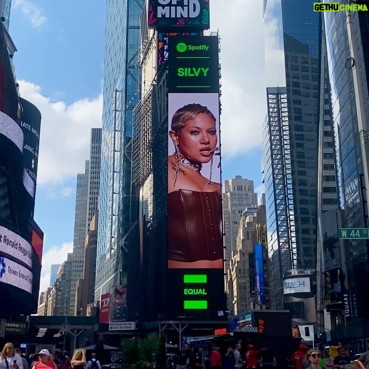 Pavida Moriggi Instagram - Made it to be Thailand’s EQUAL Ambassador of the Month 😭✨ and my face is in New York’s Times Square! Such an honor to be part of Equal Campaign where everyone is equal and has the opportunity to represent themselves as who they are. My name is SILVY, I’m from Thailand. Big. Queer. And Proud. Love, and big thanks to my team and @spotifyth @spotify @spotifyasia 💓 Also check out the “equal playlists” where u can listen to women from all over the world<3 มาไกลมากเลยวันนี้ ดีใจจัง