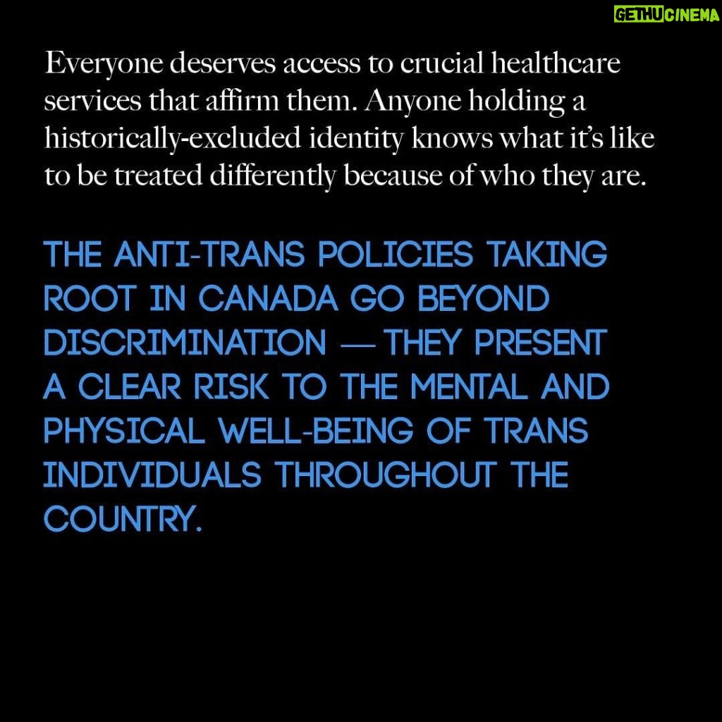 Peaches Instagram - Today on #TransgenderDayofVisibility, the @teganandsarafoundation announces an Open Letter: Artists Against Anti-Trans Legislation in Canada. For those outside of Canada, the country is often seen as a human rights haven. However, the reality is that Canada is not immune to the global attack on the trans community and their access to inclusive spaces, healthcare and freedoms.   More than 400 artists living in or hailing from Canada signed this letter to draw attention to the concerning rise of anti-trans legislation in the country, including proposed bans on inclusive healthcare for trans youth in Alberta, and infringement on the freedoms of gender-diverse youth to use their chosen names and pronouns at school without parental consent in New Brunswick and Saskatchewan.   The anti-trans policies taking root in Canada go beyond discrimination - they present a clear risk to the mental and physical well-being of trans individuals throughout the country. The undersigned artists stand against these alarming and destructive policies, and call on our communities and local and national policymakers to put a stop to this concerning surge in anti-trans policy.   Read the full letter and view all signatures at teganandsarafoundation.org/open-letter or the link in my story.
