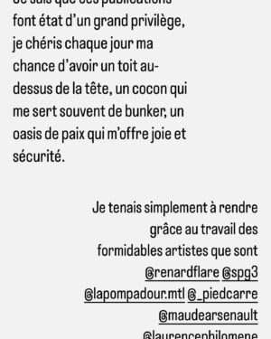 Pénélope McQuade Instagram - Les crédits sont nombreux parce que les gens talentueux ont été nombreux design la sublimissime :  @renardflare 📷 : @spg3 objets principaux et délicieux : @lapompadour.mtl table céramique : @_piedcarre  art sur les murs : les fabuleuses @maudearsenault @laurencephilomene @sarahbosborne autres objets plein de joliesse : @jco.decovintage shout out Marketplace, sans toi tout ceci n’aurait (presque pas) pu exister. Je voudrais aussi remercier Momo de me laisser habiter chez lui.