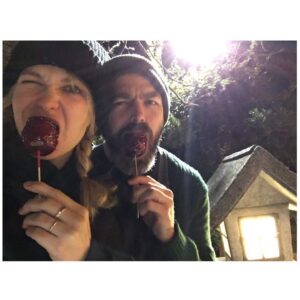 Penelope Mitchell Instagram - Happy Birthday big brother!! Wish more than anything I could jump back in time/space to this time last year when we were eating toffee apples together in Kamakura... love you so much @a.h.mitchell!! 🍭👨‍👧🍻❤️