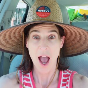 Perrey Reeves Instagram - Happy to vote.