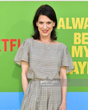 Perrey Reeves Instagram - I was lucky enough to work with @aliwong On @americanhousewifeabc so I went to see her premiere last week #alwaysbemymaybe and I LOVED it! She is funny and smart and the movie just a great #romcom and now it’s on #Netflix so if you want something fun to watch tonight this is it! Also when your sister-in-law is your favorite designer,  you get to wear her gorgeous clothes! Also @nicolaparish thank you for my social life ;)