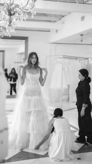 Perry Mattfeld Instagram - Designing for Perry 🤍
The beauty of creating memories in custom Couture is the journey of the bespoke elegance with Karen Sabag in the Exclusive in-house creations. 
A vision of Romance and elegance captured for our dreamy beautiful bride @perrymattfeld 
with Meticulous attention to detail, designed with French beaded lace placed in the perfect placement of the body, romantic layers of silk pleated tulle to create soft and dreamy movement. 
Vision in Oaxaca, Mexico inside a 16th century colonial monastery the Cathedral beaded 10 yard veil was a must. 🦋

It’s not just the gown, it’s the memories in the making. 
Thank you for sharing beautiful memories in #KarenSabag 

Custom Bridal Couture @KarenSabagOfficial by @Karen.Sabag
Videography @mattrodrgz
Photography @silentcapturephoto
