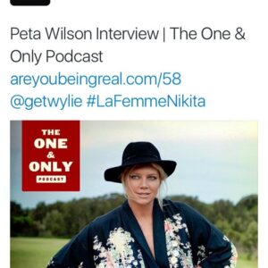 Peta Wilson Instagram - Check out the recent podcast done by: @areyoubeingreal 😊✨