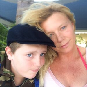 Peta Wilson Instagram - ME and Marlowe on Mama's Day 🌾🌻 #petawilson
