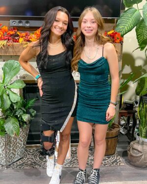 Peyton Evans Instagram - HOCO 23 💙💙💙
