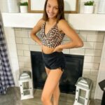 Peyton Evans Instagram - Sporting my new @joandjax @jennajohnson crop top to dance class today. Love the CHEETAH 🐆 PRINT ♥️ #jjxjj #jjgirl #joandjax #peytonkaye #dancer #dancersofinstagram #synergydanceacademy #peytonevans #dancewear