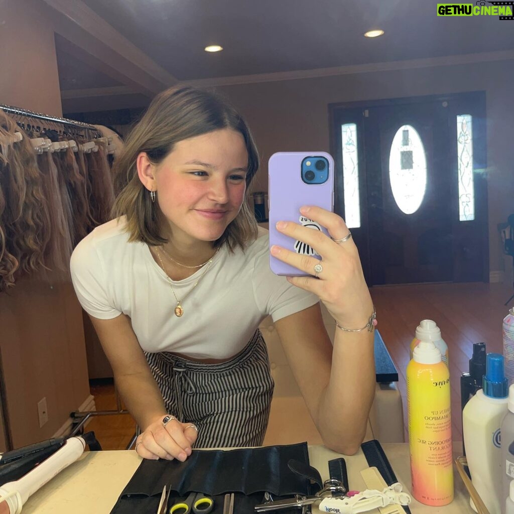 Peyton Kennedy Instagram - it was time for a change ✂️
