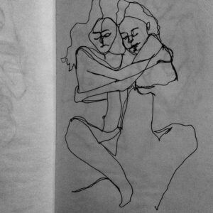 Phia Saban Instagram - She’s only gone and been born 19 yrs ago today! Still tryna ween her off the teet milk though... happy birthday B of my life, remember this pic belle drew of us cuddling naked ? So do i! Wow We have so much in common... tolerate u so hard x @maddiey29