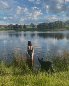 Philippa Northeast Instagram - Dam and her Dog