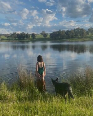 Philippa Northeast Instagram - Dam and her Dog