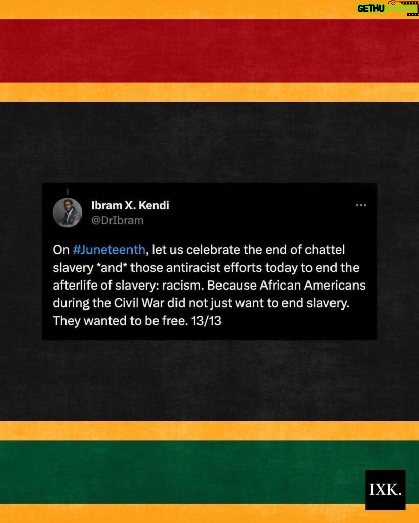 Piper Perabo Instagram - Repost from @ibramxk • As we celebrate #Juneteenth, let us keep in mind that African Americans during the Civil War distinguished between *abolishing slavery* and *freeing people.* Many formerly enslaved people did not feel *free* in 1865 and thereafter, and they clearly articulated why. A thread