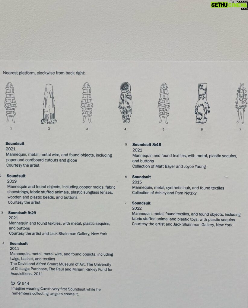 Piper Perabo Instagram - Ever since I saw a film of @nickcaveart Soundsuits dancing on his Instagram, I have been waiting to see his art in real life. Finally it happened, his show #forothermore at @guggenheim will bend your imagination and open your eyes. Run don’t walk, or better still, dance over there. (A curator told me Cave recommends seeing the floors in the order 4, 2 then 5. It is cool that way.) ✨✨✨✨✨🖤🌸 • Nick Cave's (@nickcaveart) art practice interrogates promises, fulfilled or broken, that late 20th and early 21st centuries offered to the “other.” Our newest exhibition, "Nick Cave: Forothermore," highlights the development of Cave’s work while creating space for those who feel marginalized by dominant society and culture—especially working-class communities and queer people of color. - @guggenheim