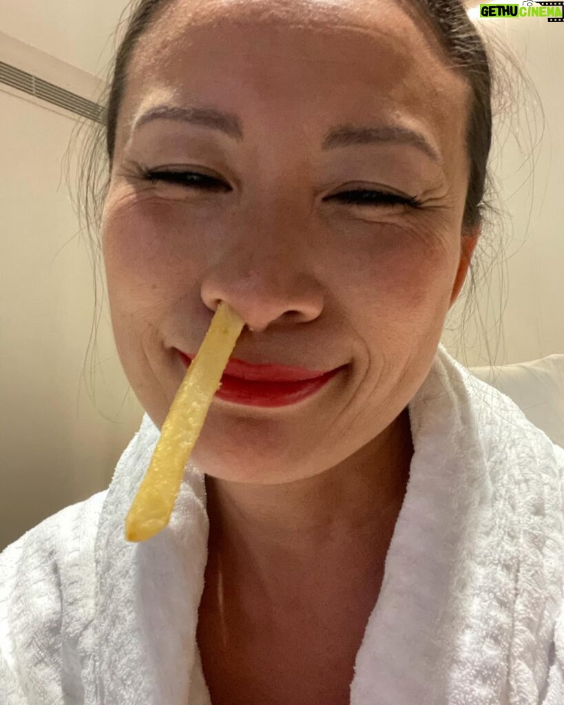Poh Ling Yeow Instagram - Yay! I’m sick so I don’t have to care about anything for a few days 🤓 PS the chips were crap. This is also a protest.
