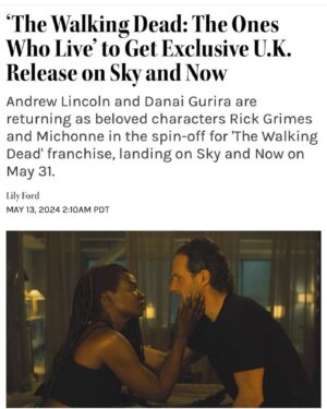 Pollyanna McIntosh Instagram - Thank gawd! May 31st #TWDTheOnesWhoLive coming to the UK!!!! 😍 #TWDFamily #TWD #TheWalkingDead #TheWalkingDeadFamily