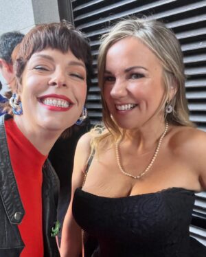 Pollyanna McIntosh Instagram - Thank you @iftaacademy for a fabulous evening celebrating Irish talent and beyond. So great to see so many friends! Thanks to @higginsheatherpr for everything. ✌️