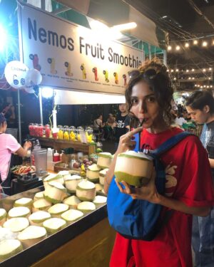 Pooja Bhamrrah Instagram - Pad Thais, temples, massages, the sweetest coconut water and more!! Bangkok, you were incredible! (Part 1)