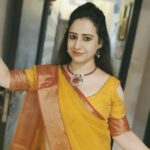Pooja Joshi Arora Instagram - Thank you so much for this wonderful saari @rachna_handloom .guys these Chanderi saaries are handmade so pls do buy sharing contact detail 7400661032