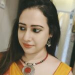 Pooja Joshi Arora Instagram - Thank you so much for this wonderful saari @rachna_handloom .guys these Chanderi saaries are handmade so pls do buy sharing contact detail 7400661032