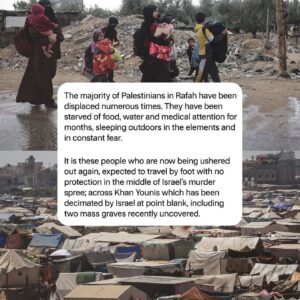 Poppy Liu Instagram - 1.5 million palestinians displaced. 610,000 children sheltering in rafah as it is currently being invaded. 40,000  murdered, 14,000 of whom are children. 1000’s more still crushed under the rubble. 8,000  palestinian hostages held illegally in israeli jails. 1,000  children who have received amputation without anesthesia. 500  doctors and medical professionals targeted, tortured,and killed. 150  journalists (and their families) targeted and killed. every single university in gaza destroyed, almost the entirety of gaza decimated by bombs. now the only border crossing has been closed by the IOF, and israel’s ground invasion of rafah begins.

we will have to look back on this time, we will have to tell our children about gaza, they will ask us how this could’ve happened. how will you answer? who were you at this moment? what did you do? stay focused, stay vigilant, all eyes on rafah.