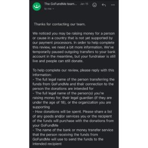 Poppy Liu Instagram - i’m furious. we reached our fundraiser goal for @theslowfactory within a day (✨yay✨) but that same evening @gofundme placed a hold on all donations while they “review the campaign for compliance.” this is the 5th fundraiser i have hosted on gofundme and the first time one of my campaigns has come under such scrutiny. it is incredibly clear that this request for review is driven by anti-arab racism and corresponds directly with national discrimination to suppress 🍉ian voices. 

i have sent all the information they have requested and have been met with silence or more requests. gofundme claims this is about compliance and policy and concern for “those affected by the crisis unfolding in the middle east.” it is, in fact, about none of those things. it is entirely about stifling the voices, violating the right of free speech, and bullying into silence those people who dare to publicly support what is happening to the 🍉ian people.

i have included gofundme’s support email address in the last slide. please email them, especially if you made a donation, and ask for these funds to be released ASAP.