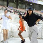 Poppy Jabbal Instagram - Get ready to groove as @poppyjabbal, @samyuktha_hegde and @jumana take center stage, lighting up the semi-finals with their infectious energy and dazzling dance moves! With every step and every beat, they bring the stadium to life, adding an extra layer of excitement to the cricketing action. Join in the fun as the girls cheer on their favorite teams and set the stage on fire! #CCL2024 from February 23rd - March 25th and will be Live on JioCinema and Sony Ten 5. #A23 #Parle2020 #CCLSeason10 #Chalosaathkhelein #CCLonJioCinema #CelebrityCricketLeague #JioCinema @a23rummy @parle2020cookies @bharathicementofficial @officialjiocinema @sonysportsnetwork
