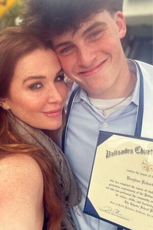 Poppy Montgomery Instagram - Congratulations to our beautiful boy! We are SO PROUD OF YOU!!!!
As you move on to the next round of life, remember that the greatest opponent you’ll ever face is the one in the mirror.  Keep being a beautiful force for good in the world. Always remember NOTHING IS IMPOSSIBLE. “Impossible is just a big word thrown around by small men who find it easier to live in the world they’ve been given than to explore the power they have to change it. Impossible is not a fact. It’s an opinion. Impossible is not a declaration. It’s a dare. Impossible is potential. Impossible is temporary. Impossible is nothing.” Especially for you!  WE LOVE YOU! HAPPY GRADUATION @braydonsanford_ 

😭😭😭😭😭😭#imnotcryingyourecrying