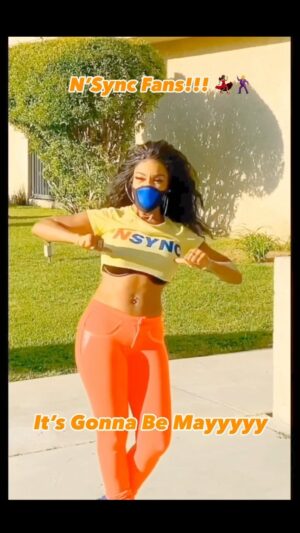 Porscha Coleman Instagram - It’s Gonna Be Mayyyyyy💃🏽🔥🕺The moment all @nsync fans wait for EVERY year. MAYYYYYYYY!! Who’s tryna battle me over *NSYNC choreography?! I’m ready 😂😜 

Flashback to the pandemic when I had to get out and dance while being stuck in the house all year. Memories!

#ig #instagram #instadaily #instagood #instamood #reels #foryou #foryoupage #facebook #foryourpage #video #explore #explorepage #videos #porschacoleman #viral #fypage #reelsvideo #explorer #content #global #rp #itsgonnabemay #facebookreels #porschacoleman #repost #share #nsync #dance #dancechallenge