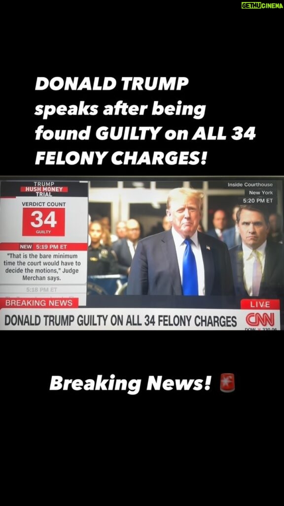 Porscha Coleman Instagram - DONALD TRUMP speaks after being found GUILTY on ALL 34 FELONY CHARGES! #BreakingNews #DonaldTrump #fypシ #foryouシ #video #fb #facebook #fyp #reels #foryou #foryoupage #facebook #foryourpage #video #explore #explorepage #videos #viral #fypage #reelsvideo #explorer #celebrity #content #global #facebookreels #repost #share #rp