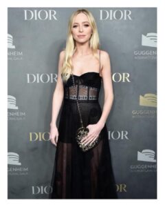 Portia Doubleday Instagram - Thank you dior ''twas a fun eve and this dress was awesome
