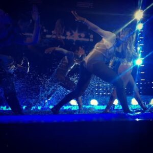 Portia Doubleday Instagram - Being baptized by beyonce. No poncho needed.