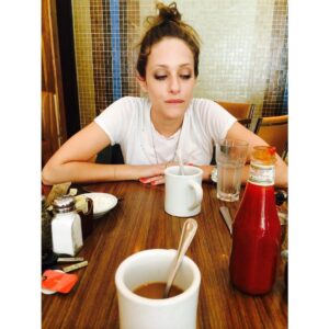 Portia Doubleday Instagram - Hey pumpkin head @carlychaikin ya she's #hool
